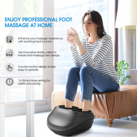 Heated Foot Massage Therapy Machine