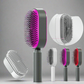 Brosse à cheveux autonettoyante pour femme