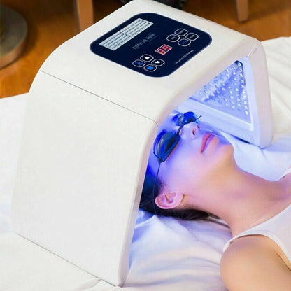 LED Facial Light Therapy - 7 Colors Including Red Light Therapy for Healthy Face and Skin Rejuvenation | Home Light Therapy Facial Treatment